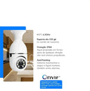Câmera Wi-Fi Inteligente 360° Com Visão Noturna HD - wonder store